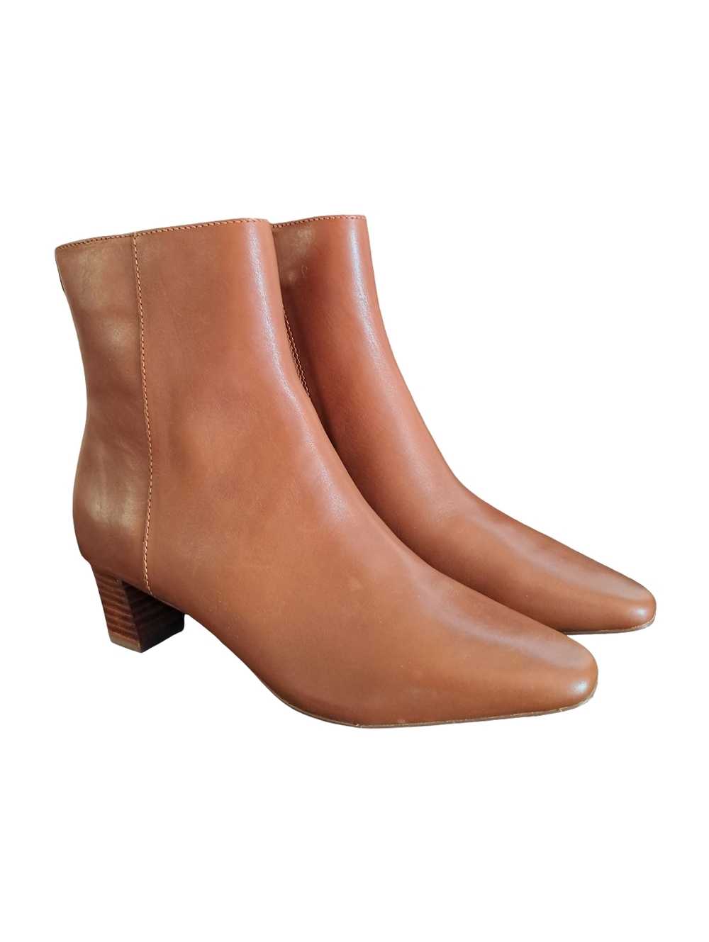 Lauren Ralph Lauren Willa Women's Leather Ankle Boots Polo Tan Various Sizes - Picture 5 of 10